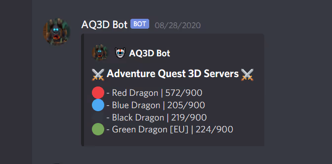 AQ3D Bot in Discord