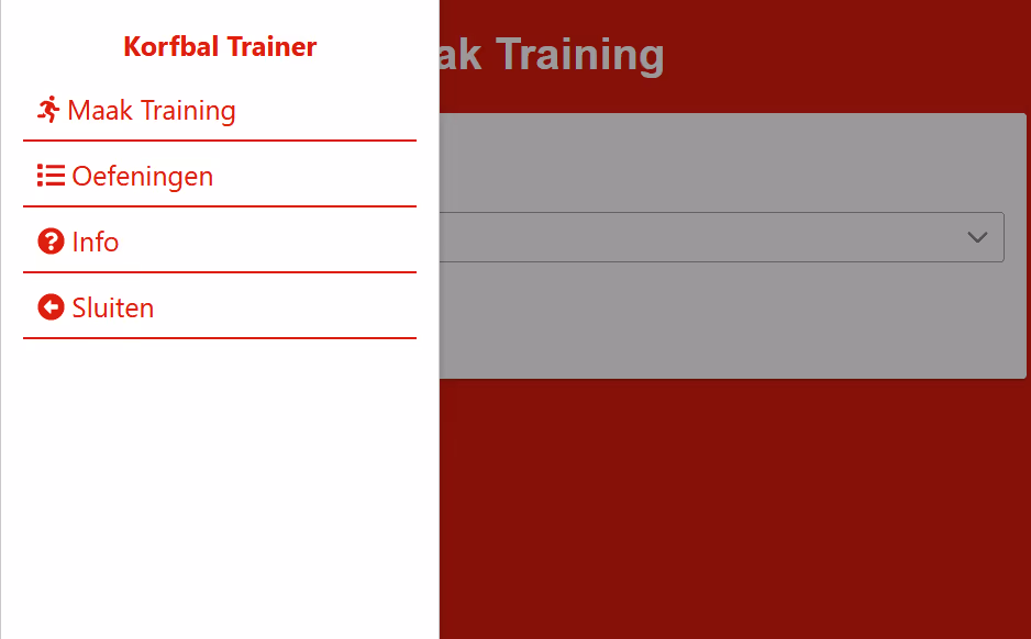 Korfbal Trainer Live App