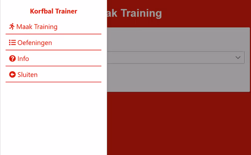 Korfbal Trainer Live App